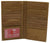 RFID621529TN RFID Blocking Cowhide Leather Men's Long ID Credit Card Security Wallet
