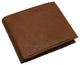 Men's RFID Blocking Premium Leather Classic Bifold 2 ID Card Holder Wallet with Gift Box RFID520053