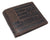 Distressed Vintage Leather Patriot American Flag Wallet -GOD BLESS AMERICA’ RFID Blocking Leather US Flag Men's Bifold Western Style Wallet RFID52HTC_GBA