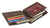 Distressed Vintage Leather Patriot American Flag Wallet -GOD BLESS AMERICA’ RFID Blocking Leather US Flag Men's Bifold Western Style Wallet RFID52HTC_GBA