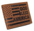 Distressed Vintage Leather Patriot American Flag Wallet -GOD BLESS AMERICA’ RFID Blocking Leather US Flag Men's Bifold Western Style Wallet RFID52HTC_GBA