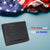 Distressed Vintage Leather Patriot American Flag Wallet -GOD BLESS AMERICA’ RFID Blocking Leather US Flag Men's Bifold Western Style Wallet RFID52HTC_GBA