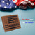 Distressed Vintage Leather Patriot American Flag Wallet -GOD BLESS AMERICA’ RFID Blocking Leather US Flag Men's Bifold Western Style Wallet RFID52HTC_GBA
