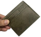 Men's RFID Blocking Genuine Leather Unique L Shape Bifold Wallet USA Series Wallets for Men RFID51HU