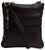 CN0909 Luxury Womens Multiple Zipper Purse Crossbody Shoulder Handbag Premium Genuine Leather Ladies-[Marshal wallet]- leather wallets