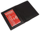 RFID1513 RFID Blocking Slim Thin Leather Credit Card Triple ID Window Mini Wallet Bifold Driver License Safe