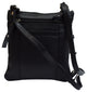 CN0909 Luxury Womens Multiple Zipper Purse Crossbody Shoulder Handbag Premium Genuine Leather Ladies-[Marshal wallet]- leather wallets