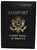 351CFUSA Marshal Slim RFID Blocking Leather Passport Holder Travel Bifold Wallet For Men