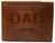RFID Blocking Genuine Leather Men's Bifold Logo Debossed Wallets 53HTC