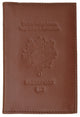 France Passport Cover Genuine Leather Passport Holder Travel Wallet with Embossed REPUBLIQUE FRANCAISE 151 BLIND France-[Marshal wallet]- leather wallets