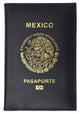 Mexico Passport Cover Genuine Leather Travel Wallet Credit Card Slots 601 Mexico-[Marshal wallet]- leather wallets
