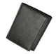 2519 TABK Genuine Leather Tri Fold Badge Holder Wallet Black, Police Badge Holder-[Marshal wallet]- leather wallets