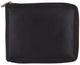 Swiss Marshall Men's Zipper RFID Blocking Premium Leather Zip-Around ID Bifold Wallet RFID511256-[Marshal wallet]- leather wallets