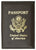 RFID Blocking Premium Leather United States Passport Holder Golden Print Emblem RFID P 601 USA-[Marshal wallet]- leather wallets