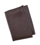 New RFID Blocking Mens Soft Crocodile Pattern Leather Trifold Wallet with Flap RFIDP1107CR-[Marshal wallet]- leather wallets