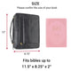 Leather Large Bible Cover - Book Case Bag with Durable Handle & Shoulder Strap, Zippered Pockets for Church BELT_316