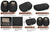 Genuine Leather Key Holder for Men and Women, 8 Key Hooks, Zippered Key Case Organizer, Compact Key Wallet with Dual Key Hook Bars, Black 1212SM