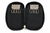 Genuine Leather Key Holder for Men and Women, 8 Key Hooks, Zippered Key Case Organizer, Compact Key Wallet with Dual Key Hook Bars, Black 1212SM