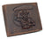 Western Design Genuine Leather RFID Blocking Cowboy Bifold Wallets for Men RFID53HTC
