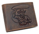Western Design Genuine Leather RFID Blocking Cowboy Bifold Wallets for Men RFID53HTC