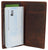 CAZORO RFID Blocking Vintage Leather Slim Bifold Standard Checkbook Cover Holder for Men & Women