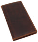 CAZORO RFID941529RHU Vintage Leather Long Bifold Slim Wallet for Women Men
