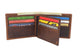 RFID920052RHBD CAZORO Men's Handmade Vintage Leather RFID Blocking Bifold ID Window Wallet for Men With Gift Box