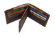 RFID920052RHBD CAZORO Men's Handmade Vintage Leather RFID Blocking Bifold ID Window Wallet for Men With Gift Box