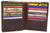 RFID925502RHBD CAZORO Men's Hipster Bifold RFID Blocking Vintage Leather Multi-Card ID Holder European Wallet for Men