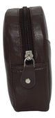 1846 Genuine Leather Zipper Around Cigarette Case Holder and Lighter Pouch for Men & Women 100's