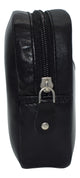1846 Genuine Leather Zipper Around Cigarette Case Holder and Lighter Pouch for Men & Women 100's