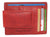 910EHUQ Marshal Genuine Hunter Leather Money Clip Front Pocket ID Wallet Strong Magnet