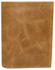 RFID621355TN Marshal RFID Blocking Men's Cowhide Leather Outside ID Credit Card Holder Trifold Tan Wallet