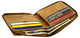 RFID621256TN Mens Zip Around RFID Blocking Cowhide Leather Zipper Bifold Wallet for Men