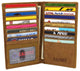 New RFID Blocking Vintage Genuine Leather Bifold Credit Card ID Holder Wallet RFID 1529 HTC