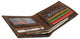 CAZORO Genuine Leather Wallets for Men-Handmade Italian Vintage Distressed Slim Bifold Men's Wallet with RFID Blocking ID Window RFID610060HTC