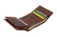 CAZORO Men's RFID Blocking Extra Capacity Trifold Design Wallet Vintage Leather RFID921107RHBD