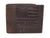 Distressed Vintage Leather Patriotic American Flag Wallet - Western Style ‘IN GOD WE TRUST’ RFID Blocking Leather US Flag Men's Bifold Wallet