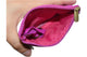 8102 cF Women's Genuine Leather Coin Purse Mini Pouch Change Wallet with Key Ring