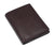 Genuine Leather Kids Slim Compact ID and Coin Pocket Trifold Boys Black Wallet K700