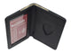 Marshal Leather ID Wallet Case with Badge Holder for Police Officer Family Member, Black 2544TABK