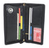 Travel Document Organizer with AirTag Holder - RFID Blocking Passport Wallet Case Family Holder ID Wristlet Wallet RFID640563HAT