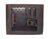 Men's Vintage Genuine Leather RFID Wallet with Military Tribute Design – 'Land of the Free, Because of the Brave' Engraving, Western Style RFID53HTC_LOB