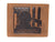 Men's Vintage Genuine Leather RFID Wallet with Military Tribute Design – 'Land of the Free, Because of the Brave' Engraving, Western Style RFID53HTC_LOB