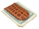 Men's Slim Croco Leather Strong Magnetic Money Clip 812CR