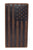 American Flag Checkbook Cover Vintage Leather Patriot Cowboy Wallet for Men  RFID156HTC_USA