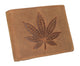 Marshal Men's Bifold Vintage Leather RFID Blocking Wallet Embossed Designs RFID52HTC