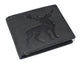 Marshal Men's Bifold Vintage Leather RFID Blocking Wallet Embossed Designs RFID52HTC