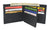 Marshal Men's Bifold Vintage Leather RFID Blocking Wallet Embossed Designs RFID52HTC