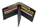 Marshal Men's Bifold Vintage Leather RFID Blocking Wallet Embossed Designs RFID52HTC